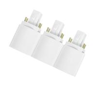 NIYANGLE Lampadina e Applicazione Pezzi Conversione a Plastica Bianca 3 Facile Adattatore G24q E27 Versatile per Ambienti Domestici e Commerciali