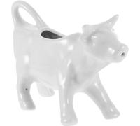 NIYANGLE Latte a Forma di Mucca Manico Comodo, Design Leggero e Semplice, per Servire Latte e Salse in Ristorante o Decorazione Tavola