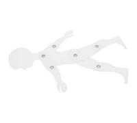 NIYANGLE Manichino Figura Artistica Bianco in Plastico, Poseable | Studio Anatomia e Pratiche Artistiche, Leggero e Portatile, Resiste alla Deformazione