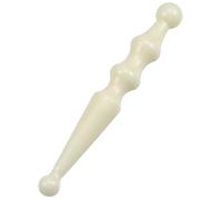 NIYANGLE Massaggiatore per Piedi in Abs Beige Bastone Tradizionale e Forma Retro, Liscio e Morbido per Favorire la Circolazione, Mentre Si Lavora o Si Guarda la Tv
