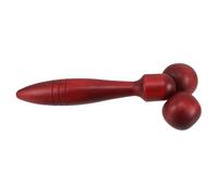 NIYANGLE Massaggiatore Viso in Legno Portatile Doppio Rullo per Massaggio Trigger Point del Viso e Collo Strumento di Bellezza Manuale per Alleviare la Tensione Muscolare