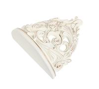 NIYANGLE Mensola da Muro in Resina Vintage Design 3d e Intaglio Cavo, Supporto Affidabile per Ottimizzare lo Spazio in Soggiorno e Cucina