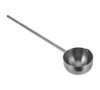 NIYANGLE Mestolo per Zuppa in Metallo Manico lungo 80 Ml Cucchiaio Multiuso per Cucina Professionale e Casa