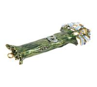 NIYANGLE Mezuzah in Metallo con Rotolo della Benedizione e Scrittura Sacra per Porta, Decorazione di Hanukkah per Stipite, Protezione e Simbolo Religioso per Casa Ebraica