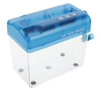 NIYANGLE Mini Trita Documenti Manuale da Scrivania Trituratore Carta per Casa e Ufficio Taglio Strisce per Ricevute Scontrini e Bollette Ecologico Facile da Usare