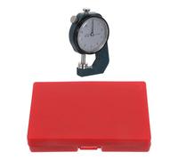 NIYANGLE Misuratore di Spessore di Precisione con Quadrante 0-10mm, Testa Piatta per Materiali come Pelle e Carta, Strumento Portatile Facile da Usare con Azionamento a Pollice