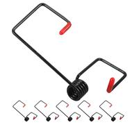 NIYANGLE Molla di Pressione Set da 6 Pezzi per Braccio Tergicristallo in Metallo Nero Design Assistito per Aumentare la Forza del Tergicristallo, per Pioggia e Neve