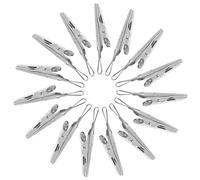 NIYANGLE Morsetti a Coccodrillo in Metallo 45 Mm, Clip di Elettriche per Test Batteria Auto, Set da 40 Pezzi Isolamento Antiruggine per Uso Industriale e Elettronico