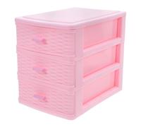 NIYANGLE Multi-layer Plastica Organizer da Scrivania con Mobiletto Compatto per Ufficio Casa e Camera Contenitore Multiuso per Cosmetici e Cancelleria