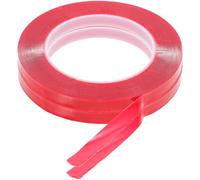 NIYANGLE Nastro Biadesivo Trasparente per Unghie 2 Pezzi 10Mm X 10M Acrilico Resistente per Espositori Nail Art Saloni di Bellezza Uso Personale e Professionale