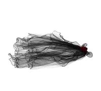 NIYANGLE Nero Per Sposa Copricapo Fascia Floreale Per Costumi Di Halloween e Dei Morti Per Donne