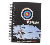 NIYANGLE Notebook con punteggio per tiro con l'arco, formato piccolo portatile, molte foglie, registro di puntamento multifunzionale per concorsi e allenamenti sportivi