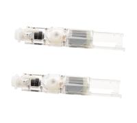 NIYANGLE Nucleo Della Pompa Ad Alta Pressione in Plastica Trasparente, Set 2 Pezzi, Pompa a Pistone Dc 3.7v 8w Per Idropulsore, Ricambio Compatto Per Pulizia Orale Quotidiana e Viaggi