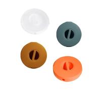 NIYANGLE Organizer per Cavi in Plastica Rotante 4 Pezzi Porta Cavi per Scrivania Pratica e Compatta per Casa e Ufficio