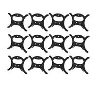 NIYANGLE Organizzatore di Fili e Avvolgitore di Corde Nero Manico, Bobina Portaoggetti per Luci Natalizie, Set da 12 Pezzi per Gestione e Stoccaggio Cavi di Prolunga per Uso