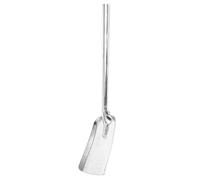 NIYANGLE Pala per Paletta per Carbone con Manico in Ghisa Ispessita e Braciere, Attrezzo per Pulizia Caminetto e Stufa, Utensile Multifunzionale per Fuoco