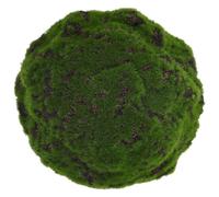 NIYANGLE Palla Decorativa Topiaria Artificiale Mezza Sfera 20 Cm Colore caffè per Giardino e Balcone, Sfere di Erba Sintetica Senza Manutenzione, Accessorio Ornamentale Rustico per Esterni