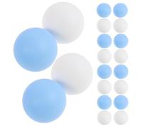 NIYANGLE Palline da Ping Pong 40mm 50 Pezzi Senza Cuciture Superficie Opaca Struttura Densa e Uniforme per Decorazioni di Carnevale e Feste