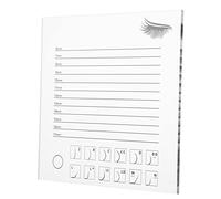 NIYANGLE Pannello Espositivo per per Estensioni Pallet Trasparente per Applicazione