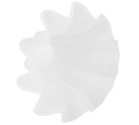 NIYANGLE Paralume Decorativo per Lampade a Soffitto E27 in Acrilico Bianco a Forma di Fiore, Texture e Effetti Decorativi per Agriturismi e Hotel