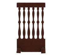 NIYANGLE Paravento Giapponese in Legno Nero per Decorazione Casa e Accessorio per Feste, Schermo Miniatura Elegante in Stile Antico per Ambienti Interni