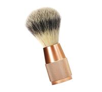 NIYANGLE Pennello Da Barba Uomini Rasatura Spazzola Per Barba Districante Per Barba Da Uomo Spazzola Per Facciali Spazzola Per La Cura Della Barba D'oro Lega Di Alluminio