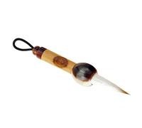 NIYANGLE Pennello per Calligrafia Cinese Portatile Mini Ciondolo, Pennello Tradizionale per Inchiostro Sumi, Strumento per Principianti per Pittura e Scrittura Artistica in Movimento