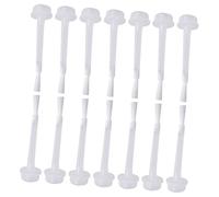 NIYANGLE Pennello per unghie e Pennello Ricambio Smalto 50 Pezzi in Plastica 2,16X0,39 Pollici per Nail Art Professionale e Autoproduzione su Unghie Naturali, False e Acriliche