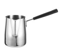 NIYANGLE Pentola per Caffè Turco in Acciaio Inossidabile da 600ml con Base Ampia, Versatile per Famiglia e Scaldaburro, per Preparare Bevande Calde