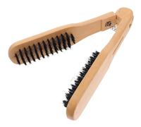 NIYANGLE Pettine Levigante per Chioma in Setole di Cinghiale, Spazzola Manuale Antistatica per Chioma Lisci, Strumento Pratico per Impiego Quotidiano