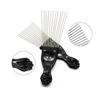 NIYANGLE Pettine per 4 Pezzi Denti Larghi e Filo d'Acciaio Accessori per Parrucchieri e per Adulti e Ragazza Strumenti per Styling e Districamento