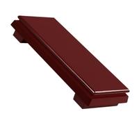 NIYANGLE Piedistallo Rettangolare in Legno Rosso per Vaso e Fioriera | Design Rustico, per Casa e Ufficio, Base Salvaspazio, Finitura Liscia senza Bave, Adatto a Vasi e Fioriere