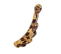 NIYANGLE Pinza Banana per Chioma Donna in Plastica Caffè Alta Tensione e Design Chic, Fermaglio Elegante che Rimane Fermamente in Posizione Tutto Giorno per Lavorare