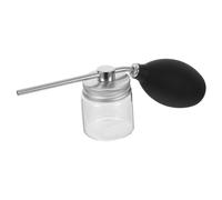 NIYANGLE Pompa Spruzzatore per Fibre Chioma per Diradamento Ugello in Silicone e Vetro, Applicatore Uniforme la Zona Frontale Pettine Integrato