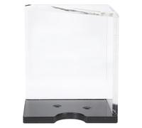 NIYANGLE Porta Carte da Gioco Contenitore per 6 Mazzi in Acrilico Bianco Resistente senza Sbavature, per Organizzare e Conservare le Carte a Casa