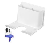 NIYANGLE Porta Phon Muro Adesivo Per Bagno Supporto Asciugacapelli Multiuso Senza Forature Organizer Per Strumenti Di Bellezza Facile Installazione Elegante