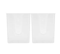 NIYANGLE Porta Vasi da Appendere 2 Pezzi per Piante da Interno ed Esterno in Plastica 15,5x12,7x10,2 Cm Decorazione da Parete per Casa e Balcone