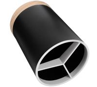 NIYANGLE Portautensili da Cucina in Pp Nero 3 Scomparti Smontabili, Secchio Scolaposate per Forchette, Cucchiai e Bacchette, Organizer Utensili per Uso Domestico e Cucina Ordinata