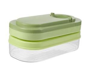 NIYANGLE Pressa Portatile per Ravioli e Gnocchi 3 in 1, Stampo per Pasta Fatta in Casa, Utensile da Cucina Versatile Contenitore, Adatto per Famiglie e Ristoranti, Colore Verde Mattina