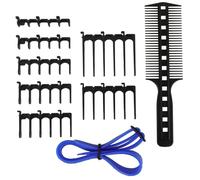 NIYANGLE Protezioni per Tagliacapelli Guide di Taglio in Silicone Pettini di Posizionamento per Tagli Precisi Accessori per Tagliacapelli Multiuso Pratiche Protezioni