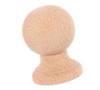 NIYANGLE Puntali a Sfera in Legno per Mobili e Bastoni Tende, Decorazioni in Stile Romano per Camera e Scale, Pezzi Artigianali per Decorazioni Interne, Dimensioni 2,36"X1,57