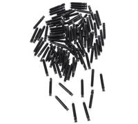 NIYANGLE Ricariche Inchiostro per Penne Stilografiche Cancellabili Nero, 100 Pezzi, Accessori di Ricambio per Calligrafia e Ufficio, Fluido Scorrevole per Scrittura Precisa