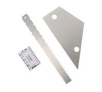 NIYANGLE Righello Livellatore per Chitarra in Acciaio Inox 3 Pezzi, Strumento per Misurare Altezza Corde e Verificare Dritto Tastiera per Basso ed Elettrica