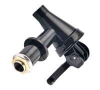 NIYANGLE Rubinetto Dispenser in Acciaio Inossidabile per Macchina Gelato e Dispenser Bevande, Controllo Versamento e Compatibilità Ampia, Nero