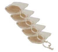 NIYANGLE Sacchetti Per Sapone e Sacchetti Scrub in Rete 5 Pezzi Per Sapone Fatto a Mano e Saponette Dimensioni Per Uso Doccia e Viaggi