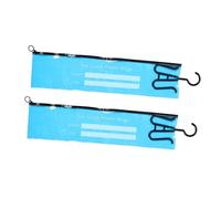 NIYANGLE Sacchetti Porta Extension Chioma Impermeabili con Gancio, 2 Pezzi Organizer per Parrucche e Accessori, Custodie in Pvc per Conservazione e Protezione, per Utilizzo Domestico e Viaggio