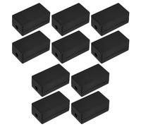 NIYANGLE Scatola di Giunzione Elettrica in Plastica Nera 10 Pezzi Resistente per Cablaggio LED e Pcb Controllo per Segnaletica e Cablaggio da Interno ed Esterno