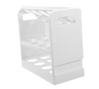 NIYANGLE scatola per la conservazione delle uova portauova in plastica Portauova sulla porta del frigorifero portauovo da frigorifero porta uova porta laterale Scatola portaoggetti bianca