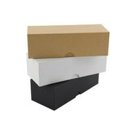 NIYANGLE Scatola per Occhiali in Carta Kraft Bianca, Portatile da Viaggio | Design Semplice e Bello, Protezione Sicura, Pratica da Portare, Adatta Agli Occhiali da Vista