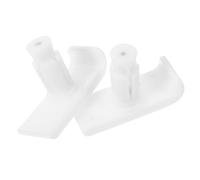 NIYANGLE Sci Walker Antiscivolo 2 Pezzi Di Ausilio Per La Camminata Glide Board Bastoncini Da Trekking Avanzati Anziani Pom Bianchi Cursori Deambulatore Sostitutivi